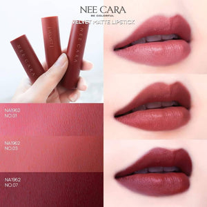 Nee Cara Velvet Matte Lipstick #NA1962 : neecara นีคาร่า เวลเวท แมท ลิปสติก