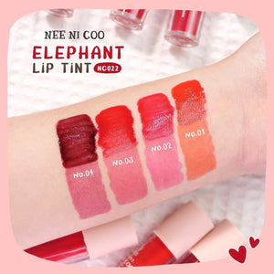 Nee Cara Nee Ni Coo Elephant Lip Tint #NC022 : neecara นีคาร่า นี นิ โค เอลิเฟนท์ ลิป ทิ้นท์ เนื้อเจลลี่ x 1 ชิ้น