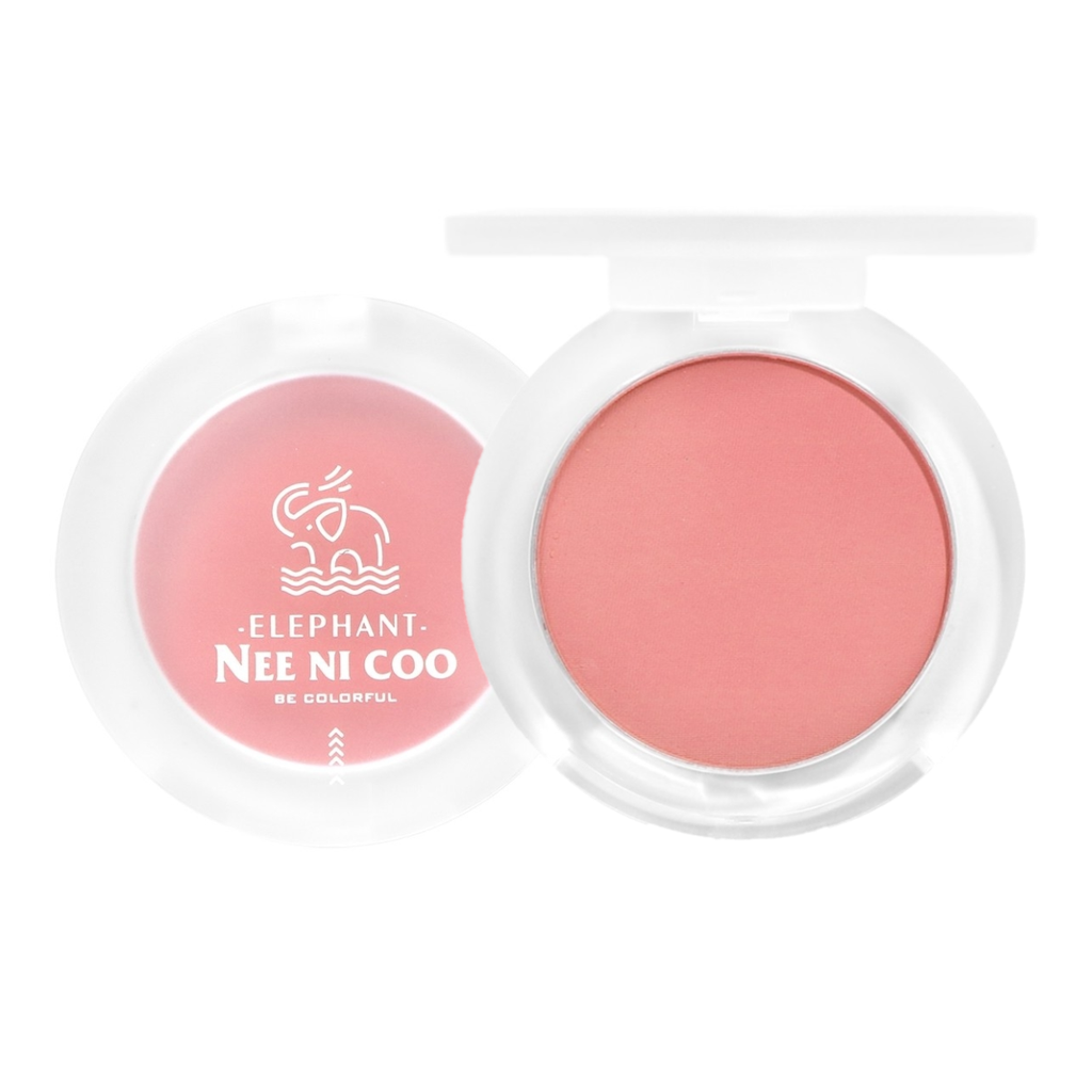 Nee Cara Nee Ni Coo Elephant Silky Blush #NC024 : neecara นีคาร่า นี นิ โค เอลิเฟนท์ ซิลค์กี้ บลัช ปัดแก้ม x 1ชิ้น