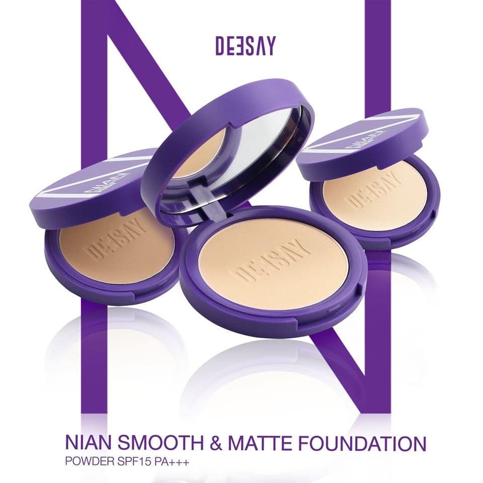 Deesay Nain Smooth&Matte Foundation Powder SPF 15 PA+++ : ดีเซ้ย์ แป้งเนียน