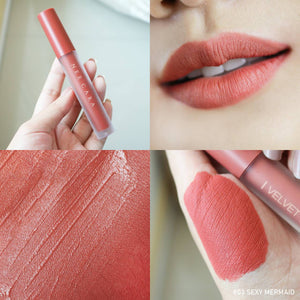 Nee Cara Velvet Matte Lip Glaze #NA1961 : neecara นีคาร่า เวลเวท แมท ลิป เกรซ