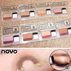 Novo Sexy Eyes Eye Shadow #5225 : โนโว อายแชโดว์ 2 เฉดสี