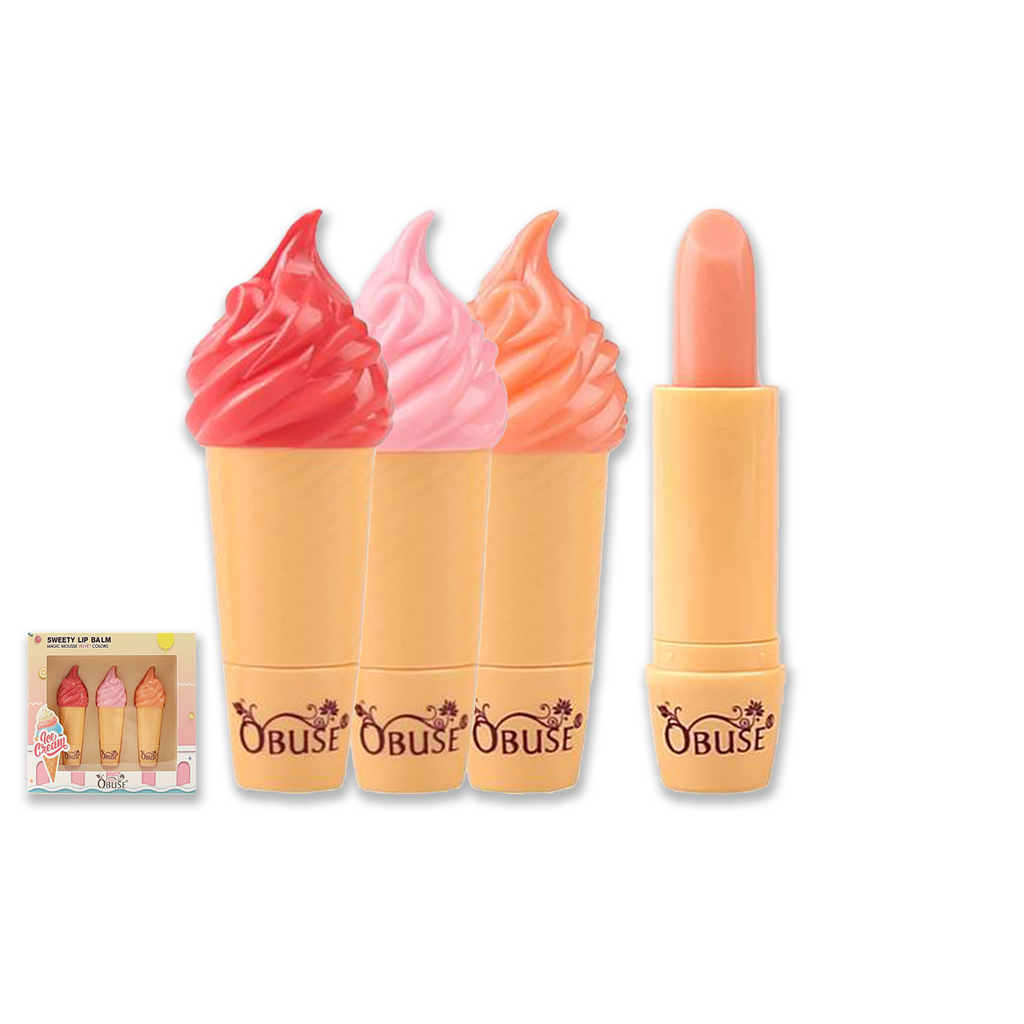 Obuse Sweety Lip Balm #OB1428 : โอบิวซ์ สวีทตี้ ลิป บาล์ม x 1 ชิ้น