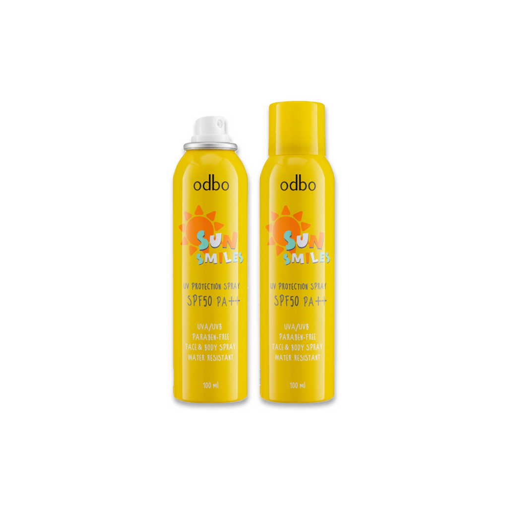 Odbo Sun Smiles UV Protection Spray SPF50 PA+++ #OD1201 : โอดีบีโอ ซัน สมายล์ส สเปรย์ กันแดด