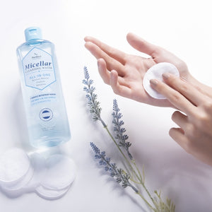 Purifect Micellar Cleansing Water All in one 400ml : พูลิเฟ็ค ไมเซลล่า คลีนซิ่ง วอเตอร์ เช็ดเครื่องอาง