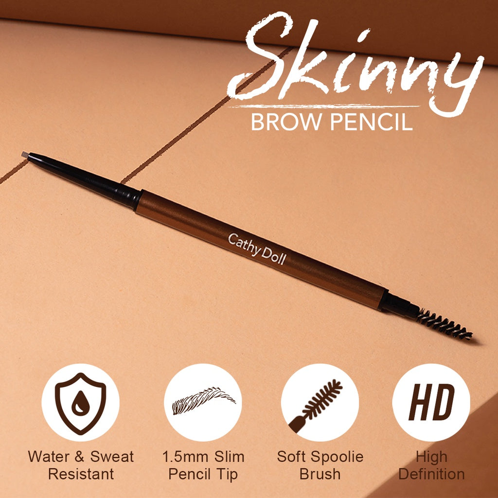 Karmart Cathy Doll Skinny Brow Pencil 1.5mm. : เคที่ดอลล์ สกินนี่ บราว เพ็นซิล ดินสอเขียนคิ้ว x 1 ชิ้น