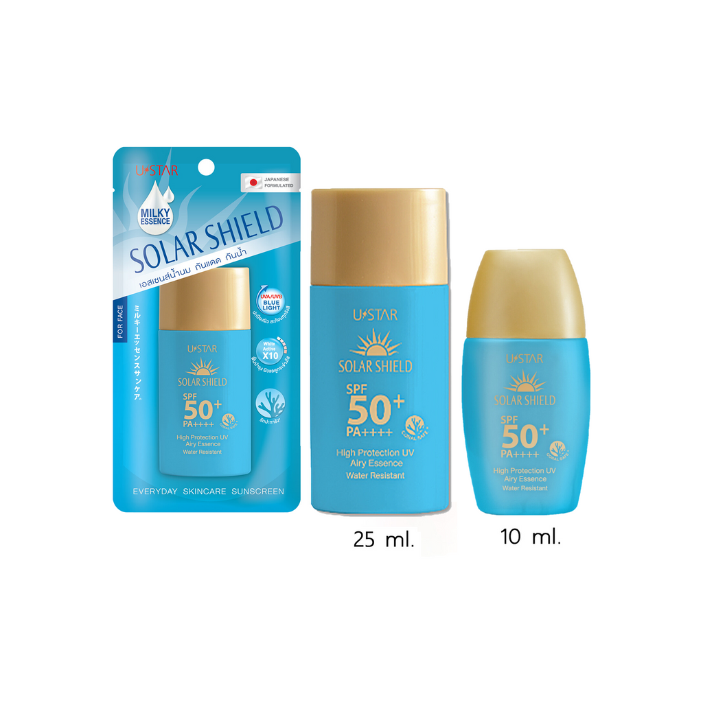 Ustar Solar Shield High Protection UV Airy Essence SPF50+ PA++++ : ยูสตาร์ กันแดด น้ำนม กันน้ำ